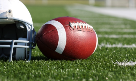 football and helmet
